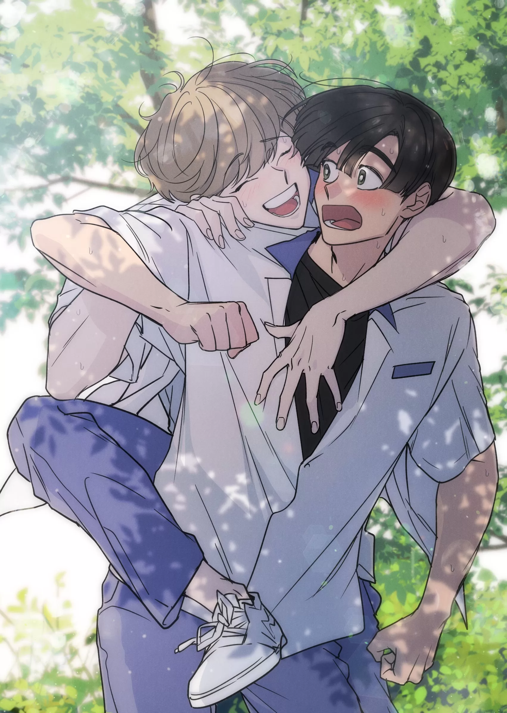 菠菜花环/菠菜花束漫画
